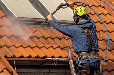 Démoussage et hydrofuge de toiture à Arronnes